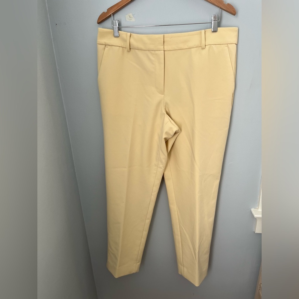 Talbots Cream‎ Ankle Cropped Pants with Tailored Fit
